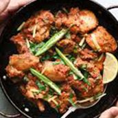 Chicken karahi breakfast