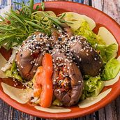 Pickled Eggplant or Pickled Tomato or Pickled Peppers (6 pcs)