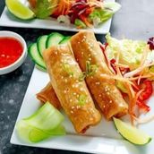Chicken Spring Rolls 