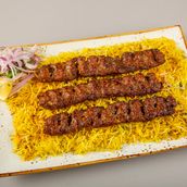 Mutton Kabab With Rice