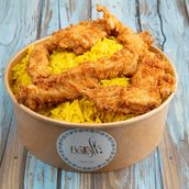 Chicken Strips Battaw Rice