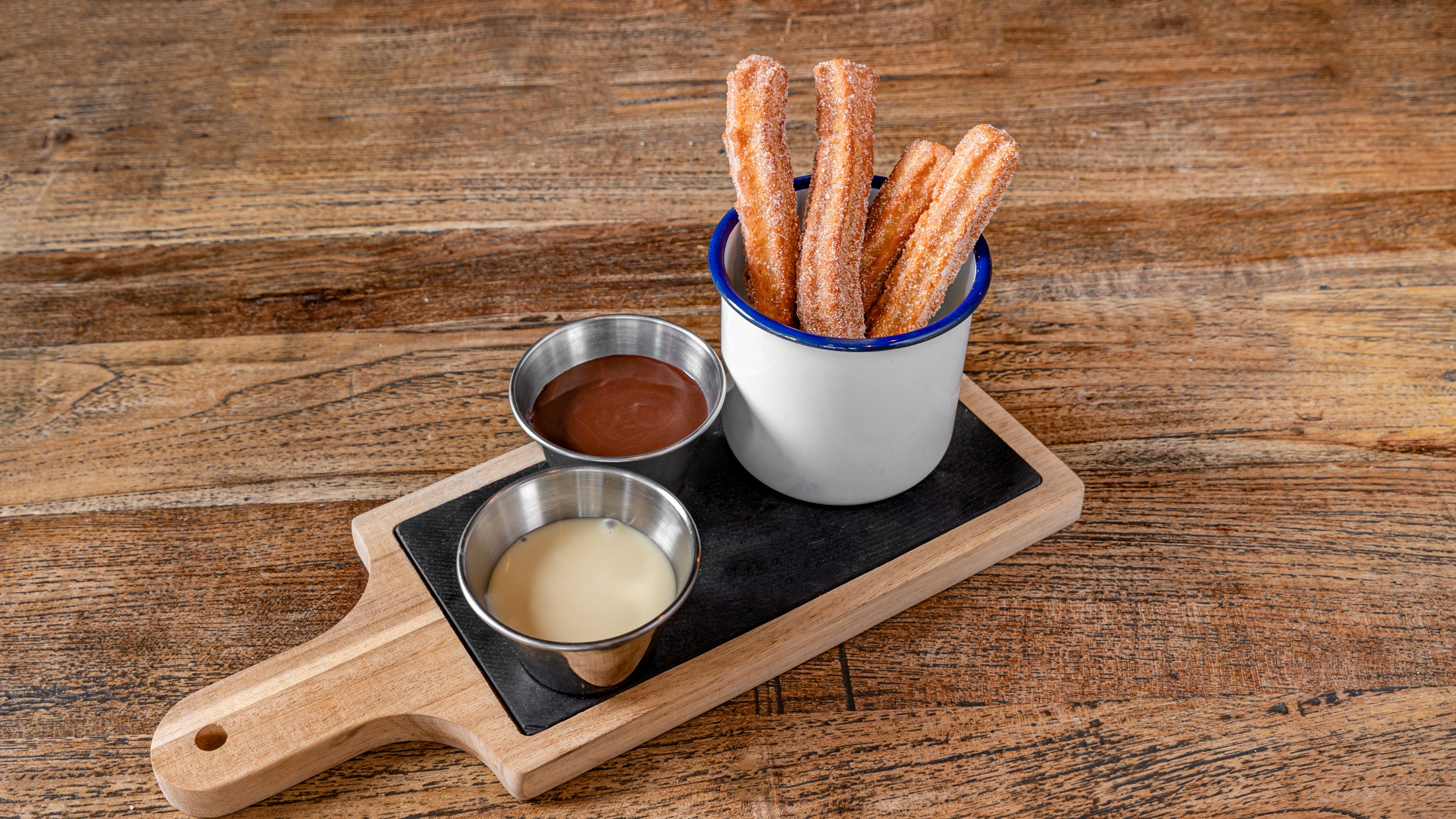 Homemade Churros with Dark Chocolate