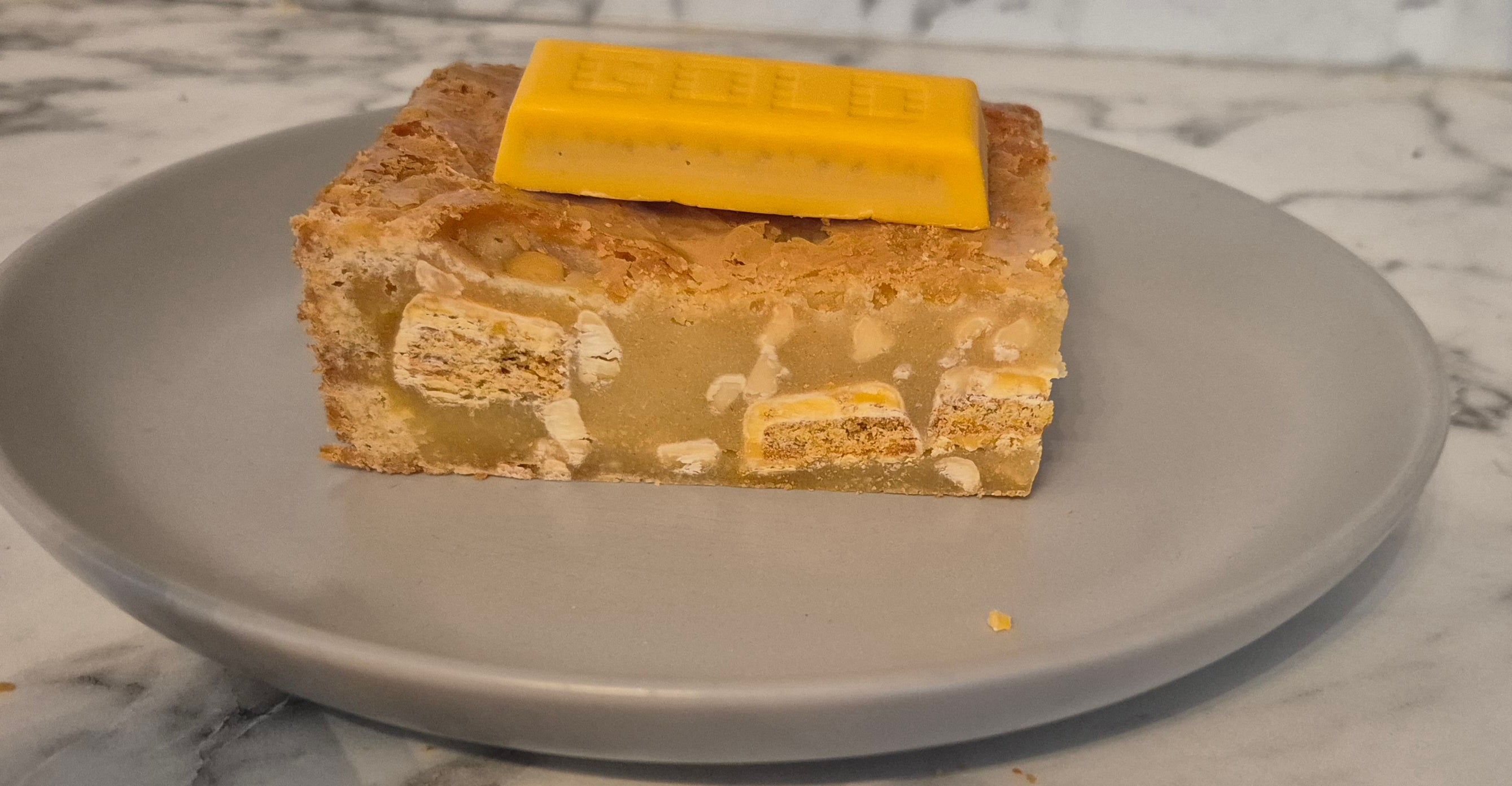 Mcvities gold bar blondies