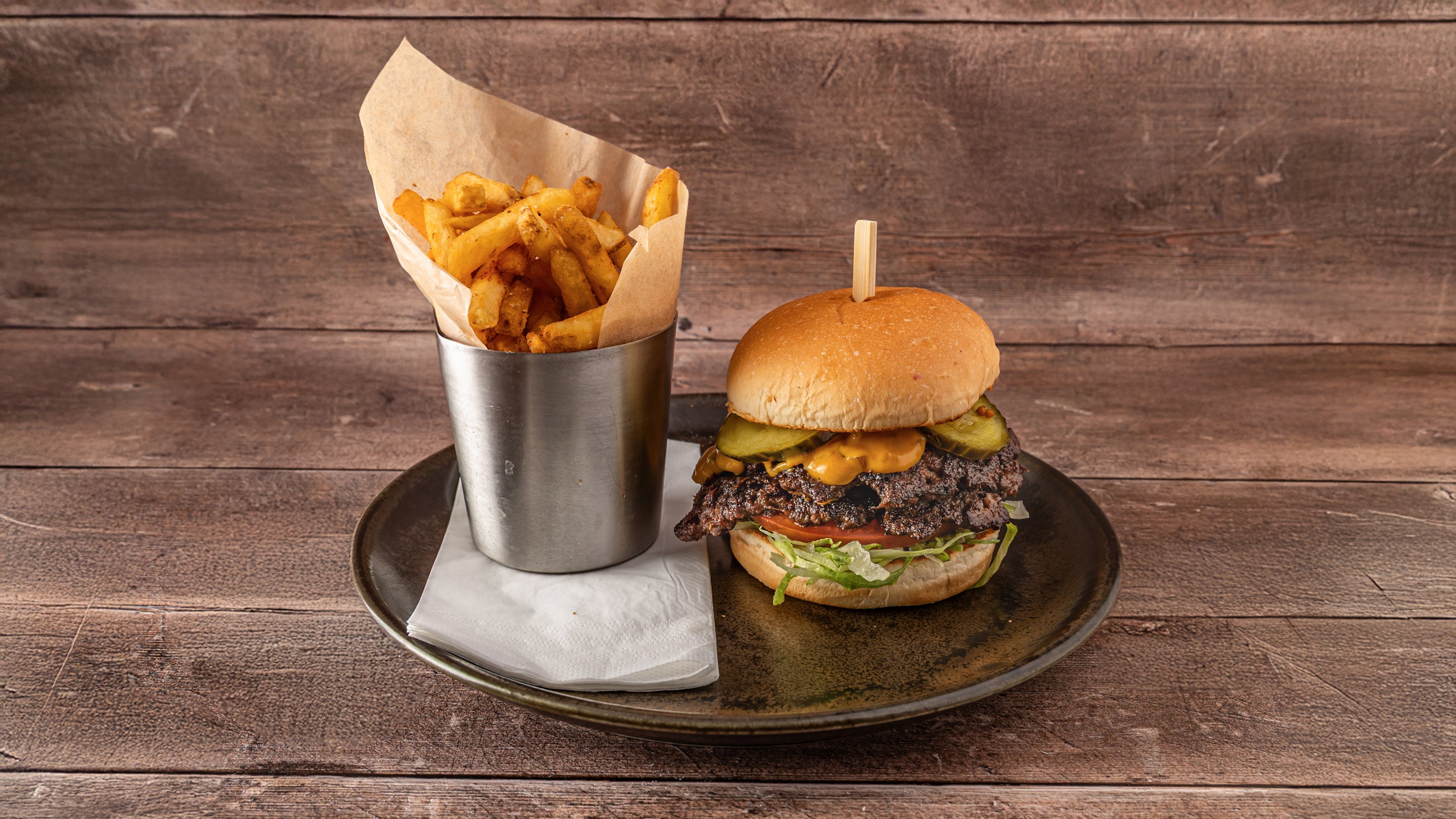 Farmhouse Cheese Beef Burger