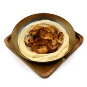 Hummus With Shawarma Chicken 