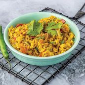 Egg Bhurji Rice