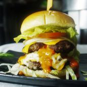 Caramelize Beef Burger