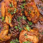 Chicken. Hyderabadi Masala