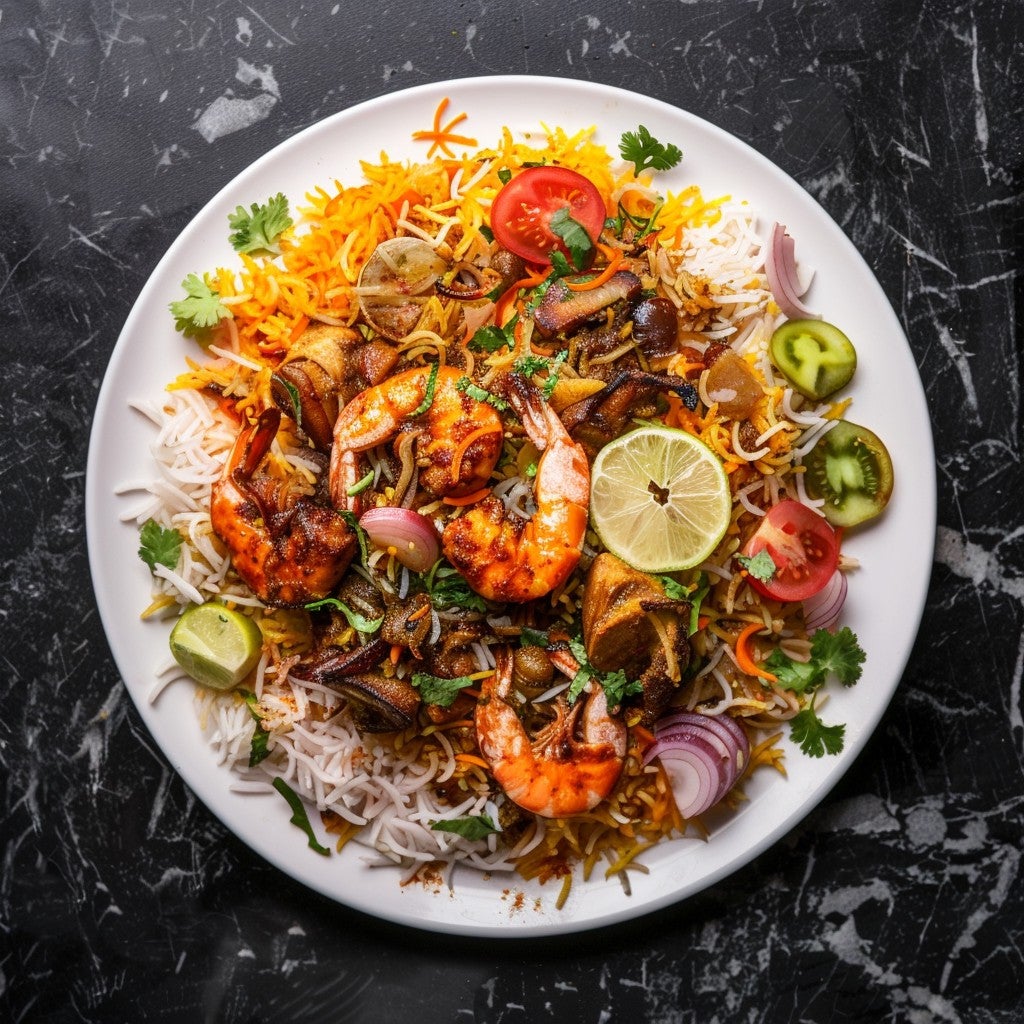 Tiffins Special Biryani 🍗🥩🦐