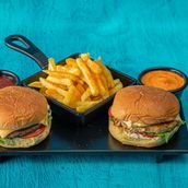 Meat Burger Meal 2 Pieces
