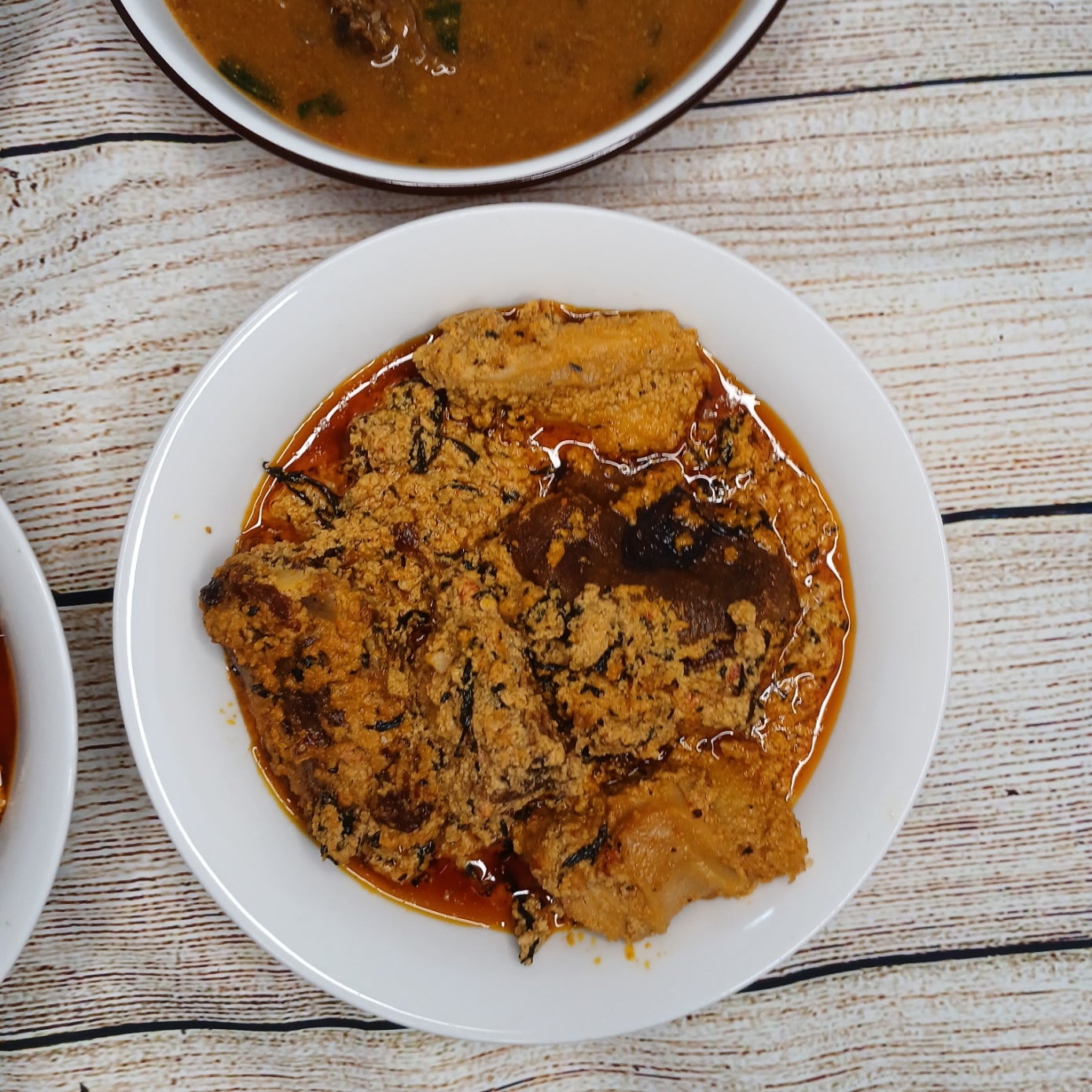 Egusi Soup with goat meat