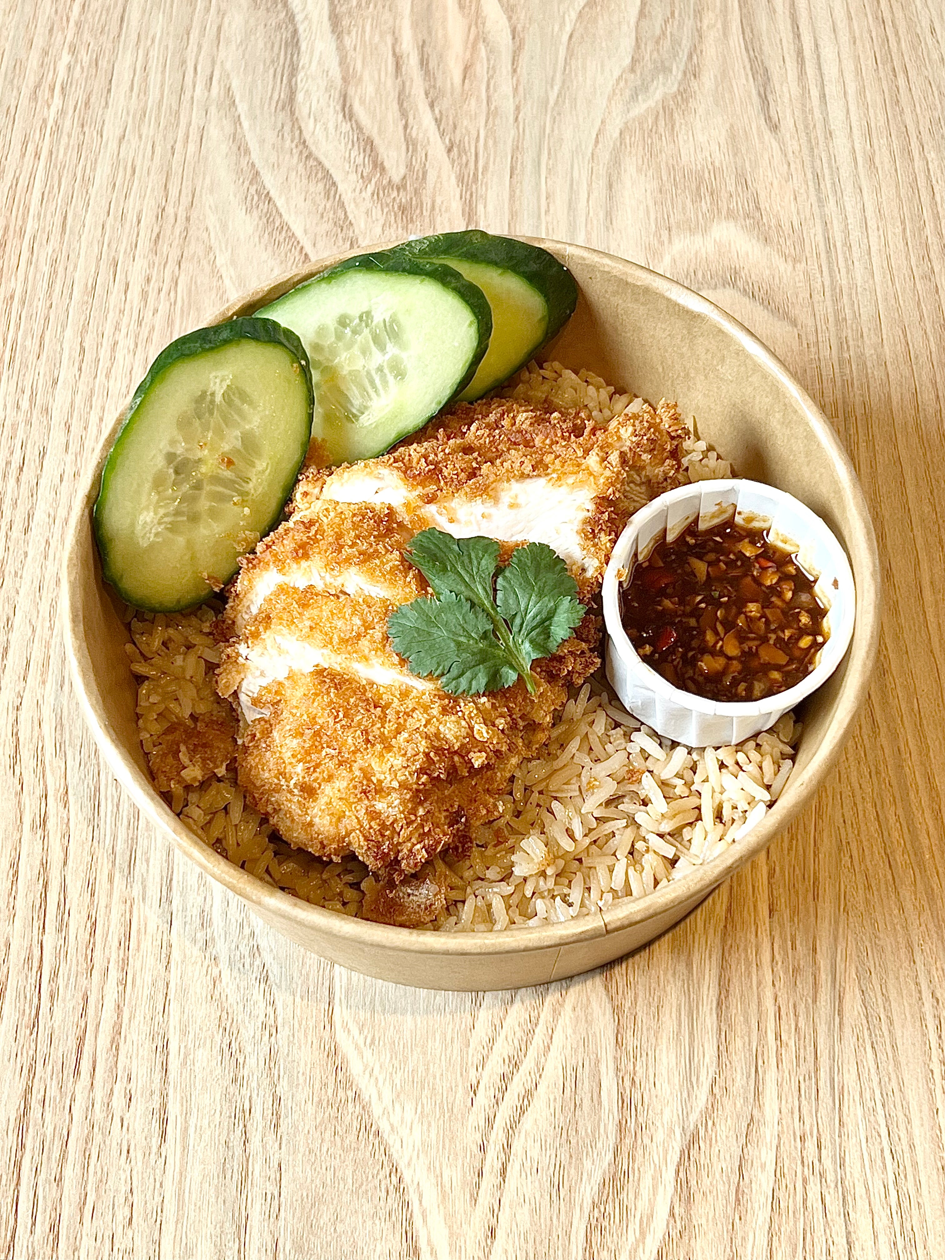 Fried Chicken Thai Style (Kao Mun Gai Tod)