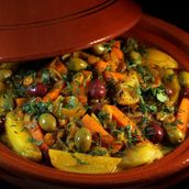 Chicken Tajine with vegetables