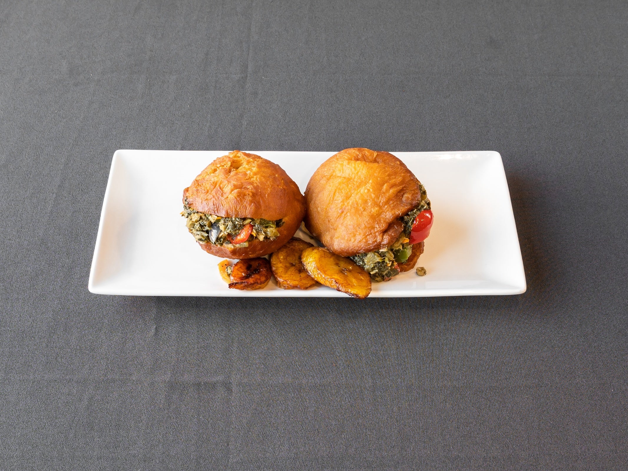Callaloo and Saltfish Dumpling