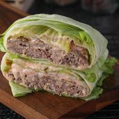 Cheese Burger Lettuce Wrap