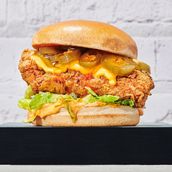 Sweet Sriracha Chicken Burger