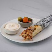 Chicken Shawerma Sandwich With Cheese