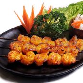Char Grilled Large Prawns (3 Skewers)