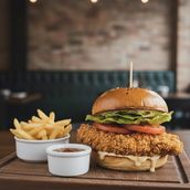 Crispy Chicken Burger Meal