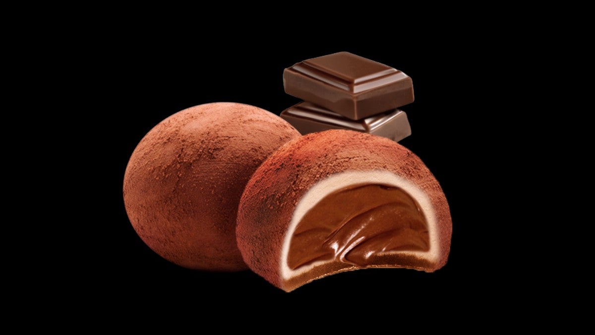 Chocolate Biscoff Mochi