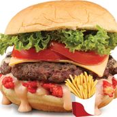 Cheetos Beef Burger