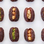 Dates majdool nuts warped piece 
