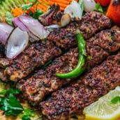 3 Skewers Of Grilled Meat Kebab