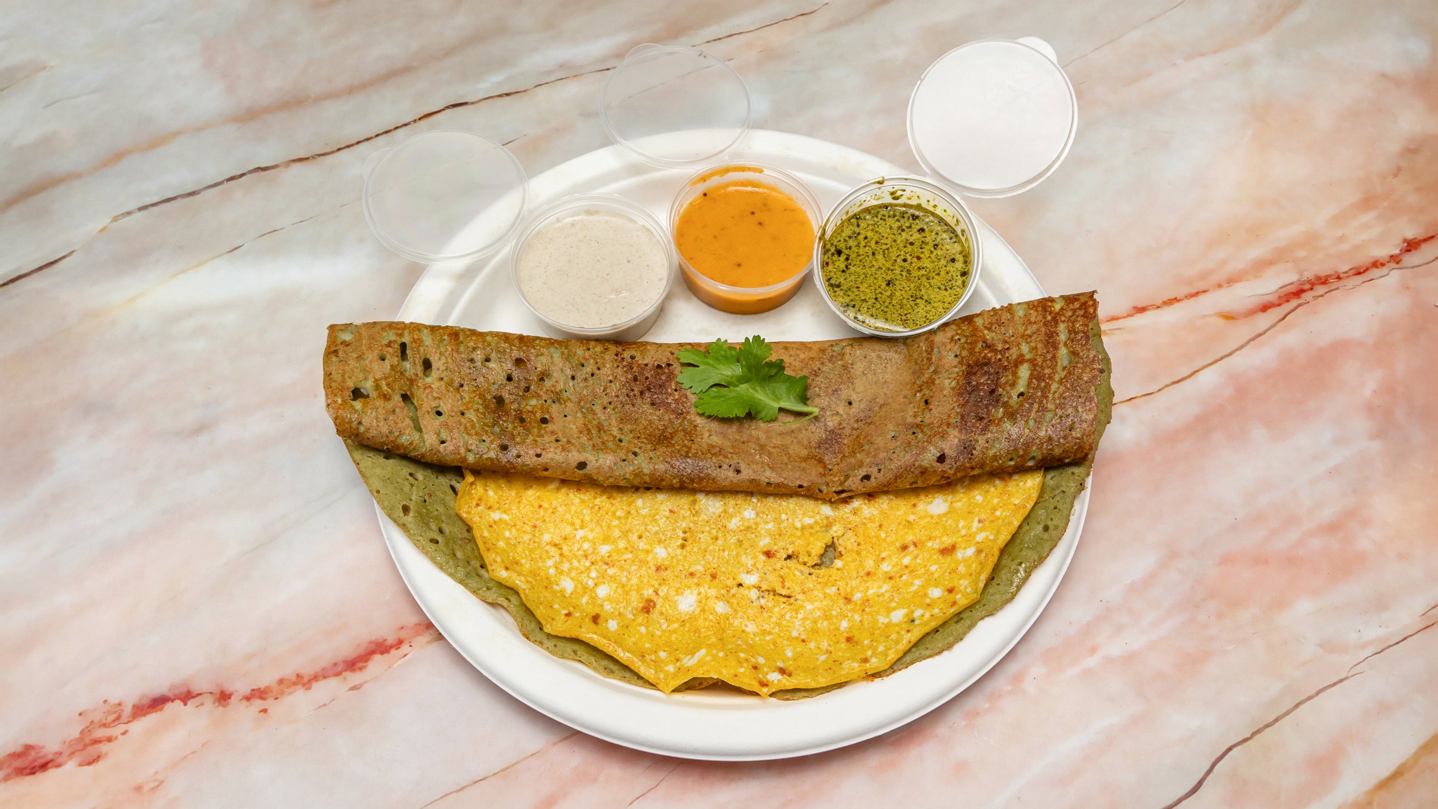 Pesara Attu (South Indian Crepe)
