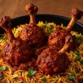Chicken Lollipop Biryani		