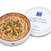 Mix Baklava With Cashews And Pistachios