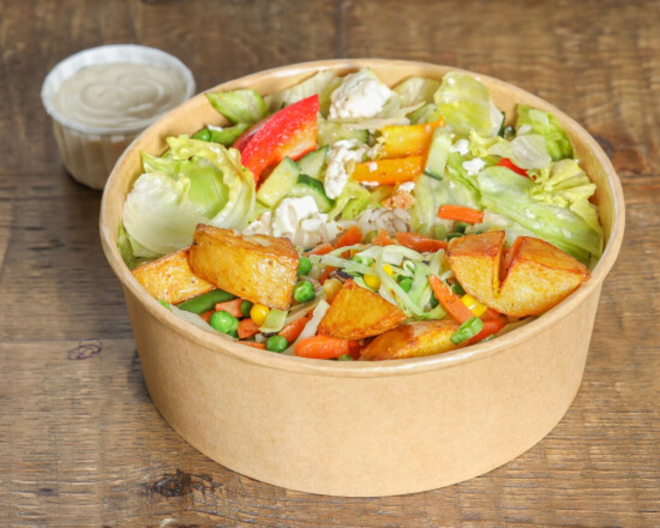 Vegan Mix Vegetables Rice Box (Gym Mezze Main)