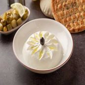 Labnah with mint and garlic