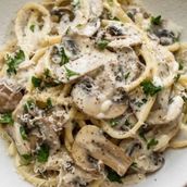 Chicken mashroom pasta 