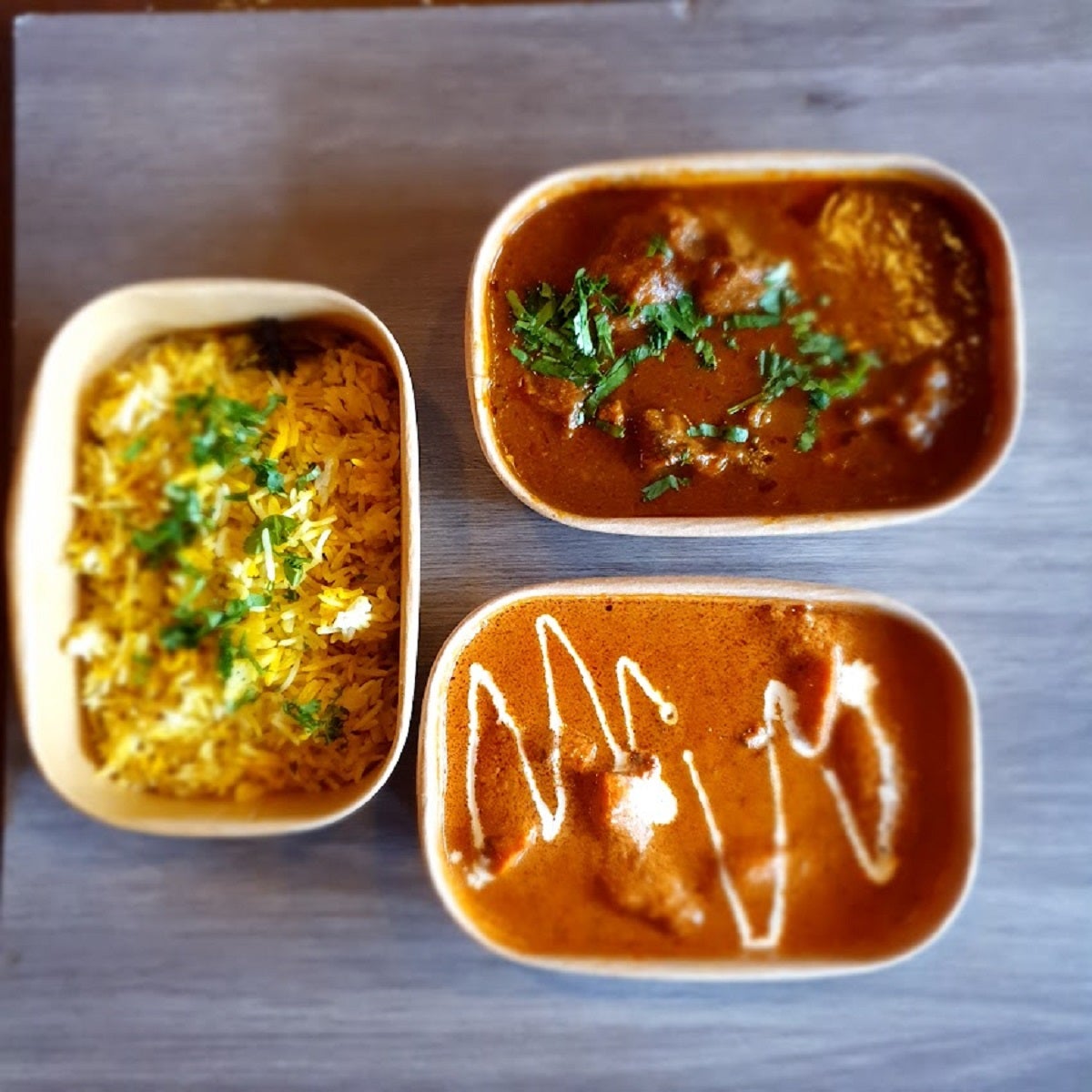 Curry Night In Trio Meal Meat for 2 - The Full Ruby Monty