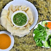 Okra With Kesra Plate