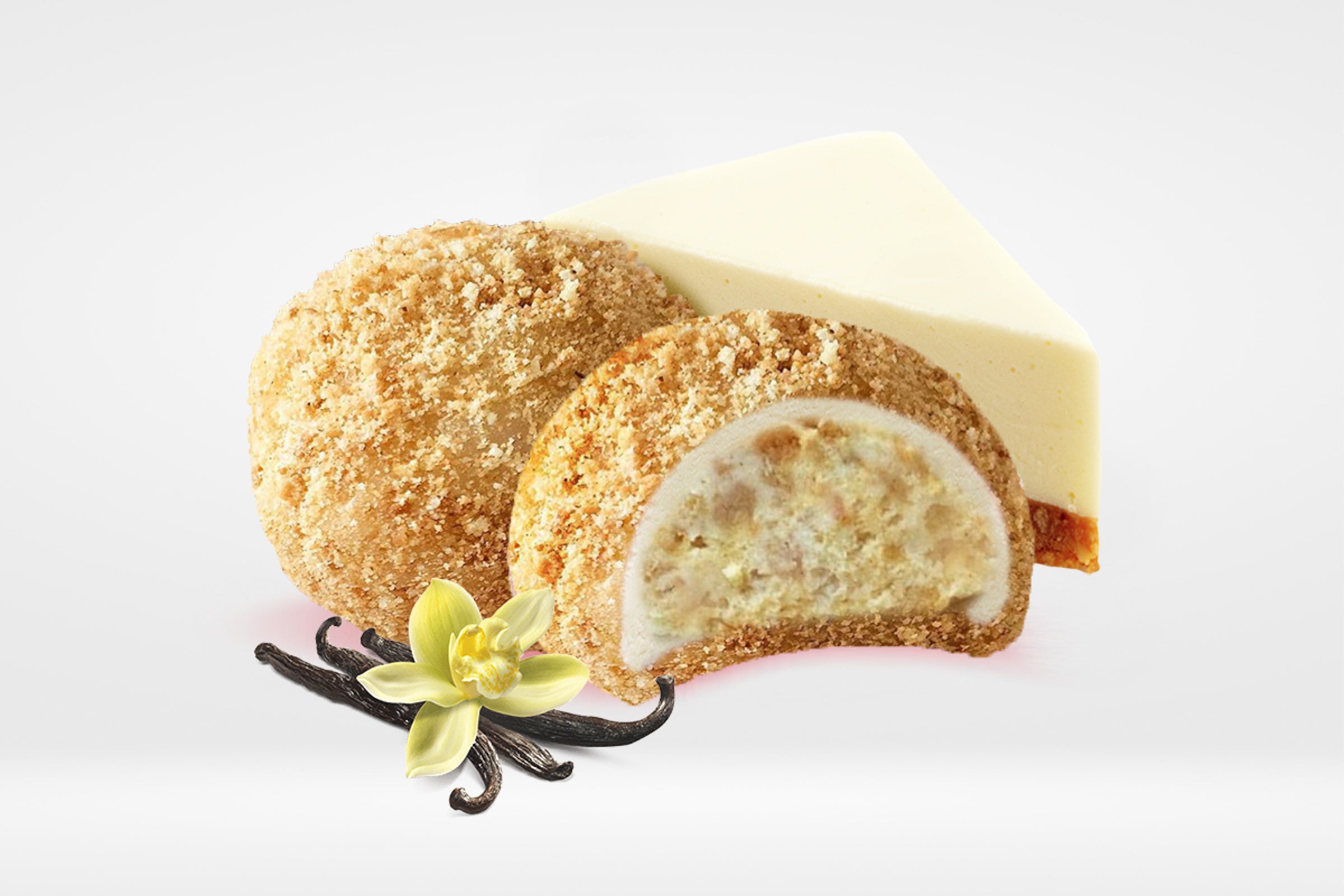 Vanilla Cheesecake Mochi