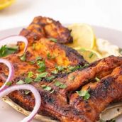 Chicken Charkoal half