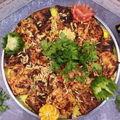 Large Mansaf Rice With Charcoal Grilled Chicken