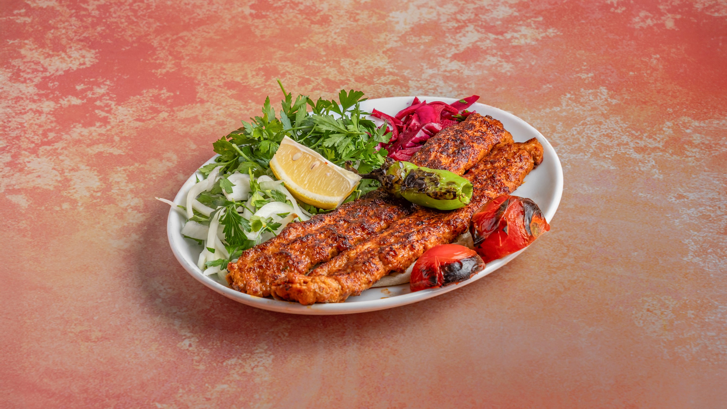 Chicken Kebab with Salad