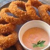 Crispy onion rings