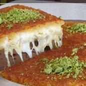 Fine Kunafa With Nabulsi Cheese With Nuts