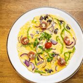 Veggies omelette