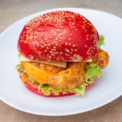 Dynamite Shrimp burger