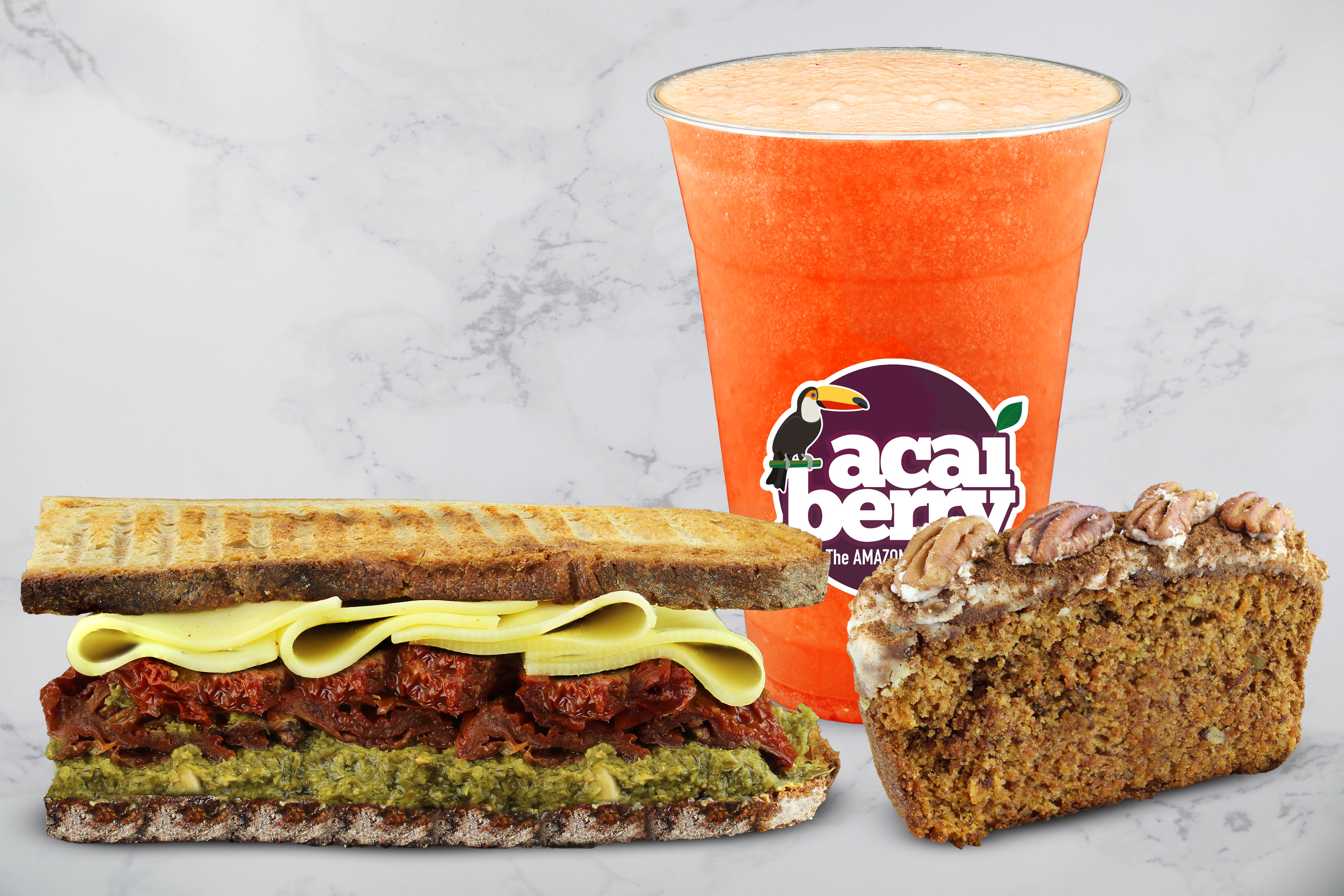 Lunch on Rye - Panini, Super Juice & FREE Cake or Brownie