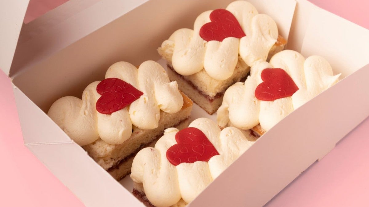 Victoria Sponge Cake Slice
