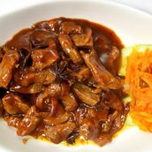 Beef Asado With Atsara Salad