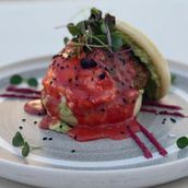 Falafel Beetroot Breakfast