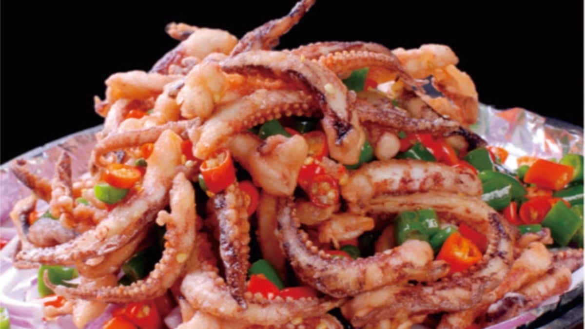 Sizzling Squid 铁板鱿鱼