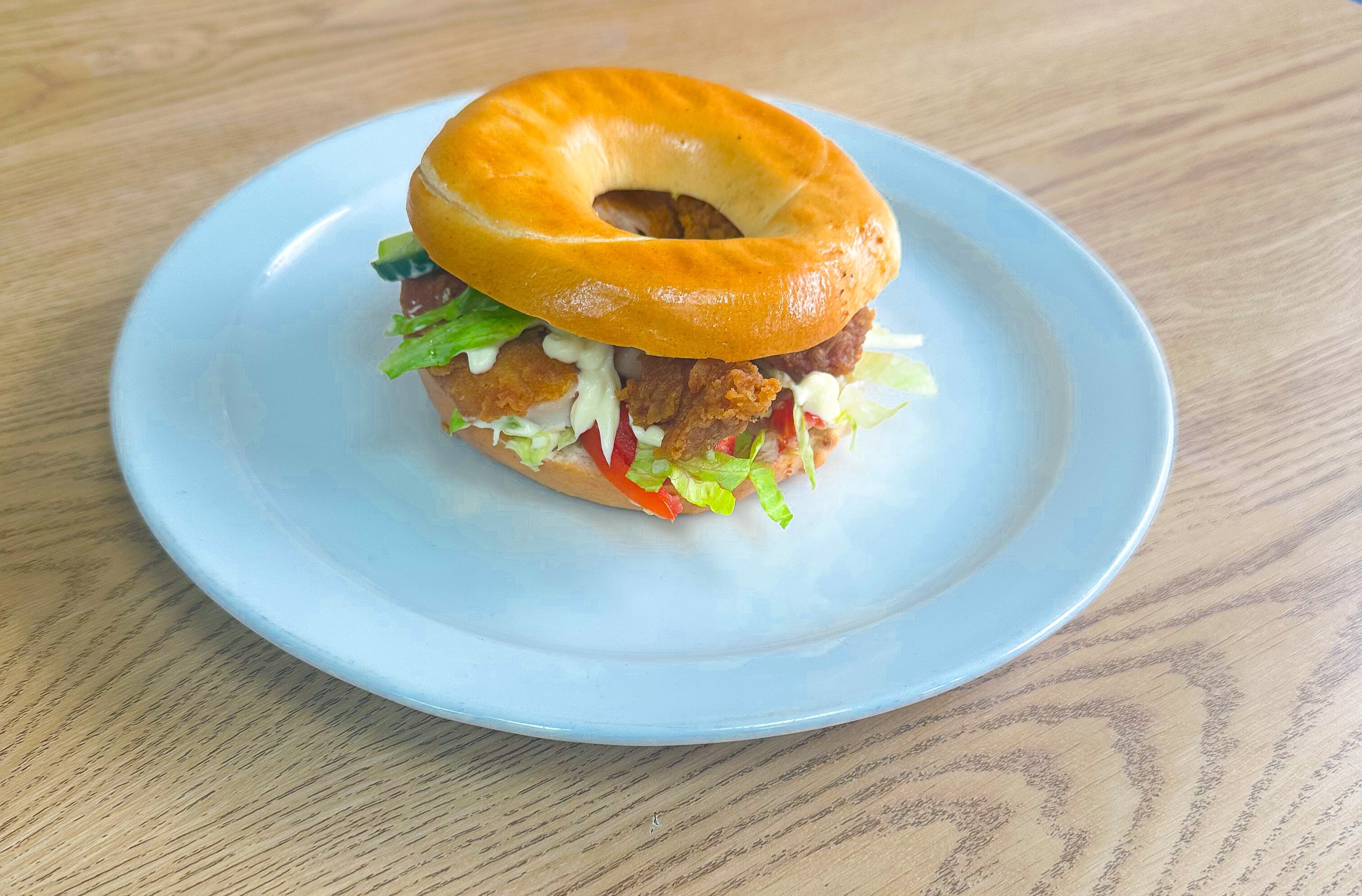 Fried Chicken Bagel