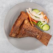 Samaki Wa Kukaanga Nusu